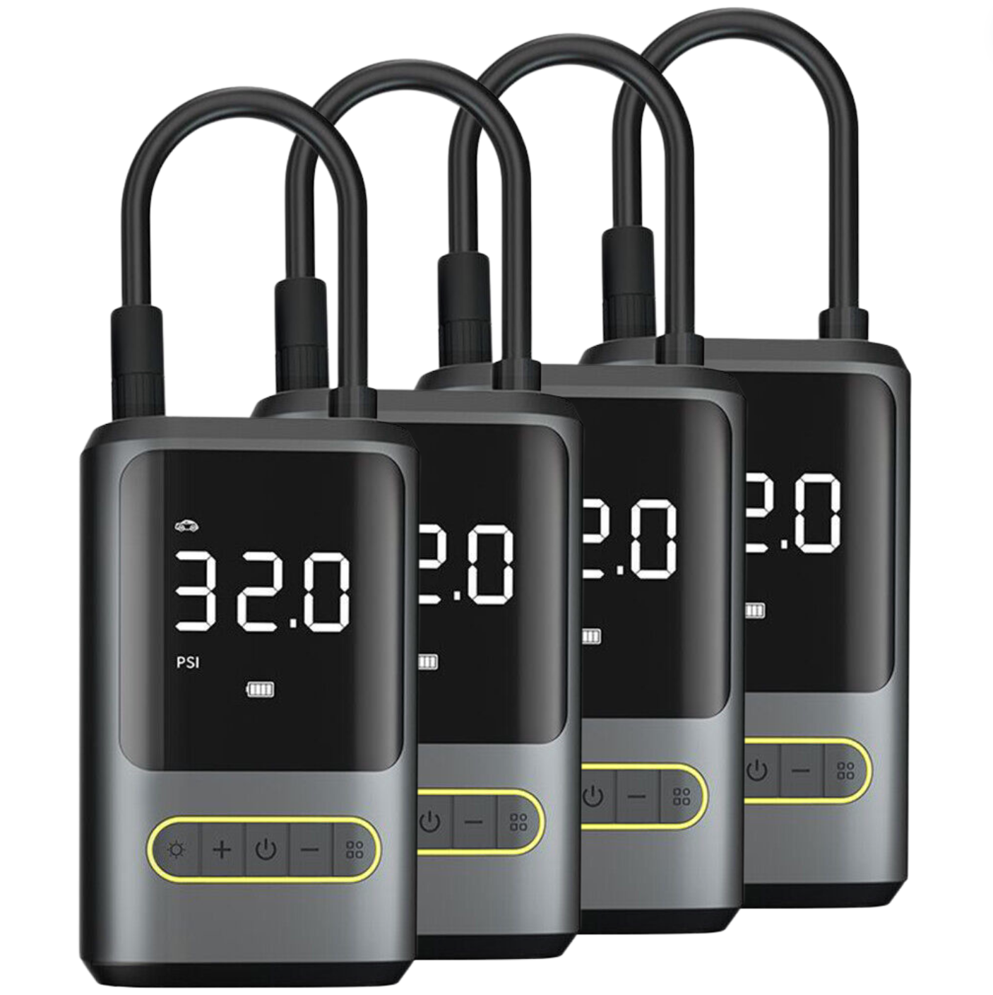 AirCharge Pro™ | Den ultimative bærbare 4-i-1-dækpumpe🚗